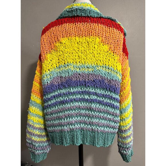 Free People Rainbow Beach Market Cardi NWT Small - Picture 4 of 10